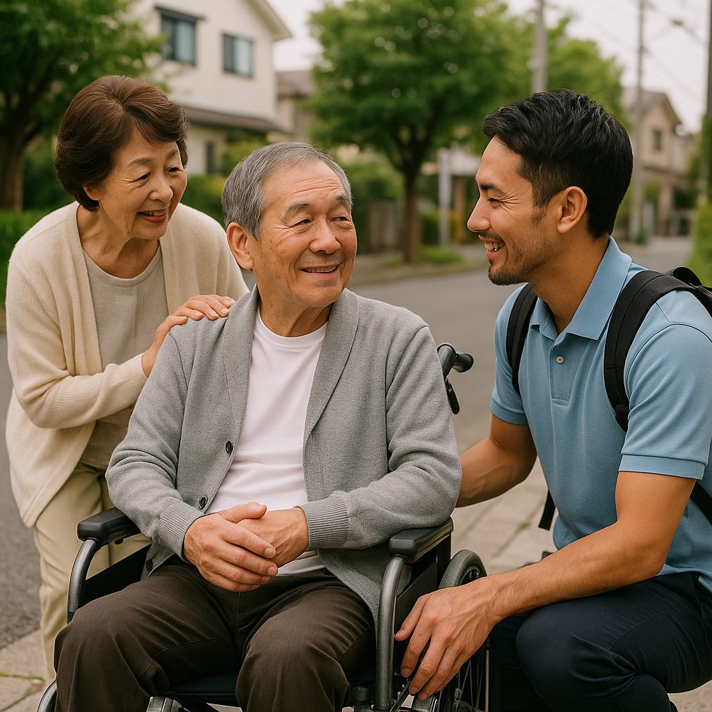 付き添いサポートの様子